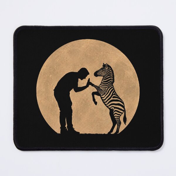 Item preview, Funny Zebra Fathers Day Full Moon Mom Dad Kids designed and sold by FurryHavenPH.
