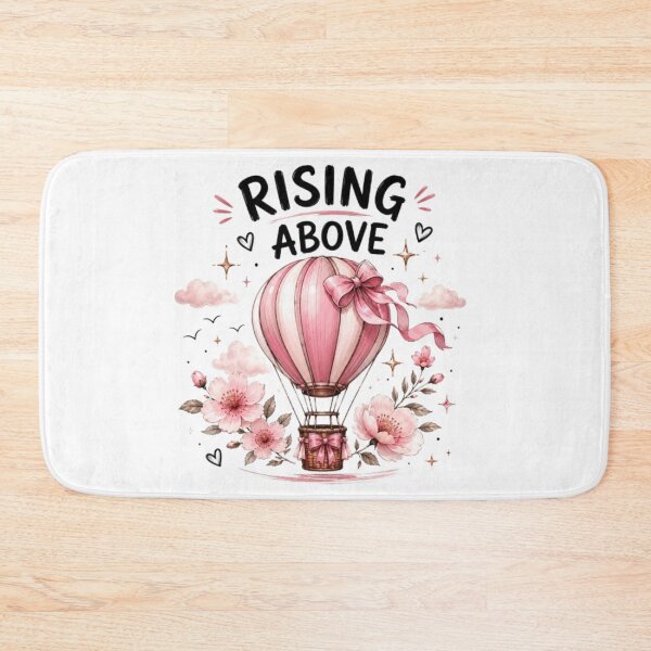 Item preview, Hot air balloon with bow and flowers illustration designed and sold by Ahmedsyde.