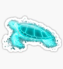 Pegatina Sea turtle turtle glowing Art
