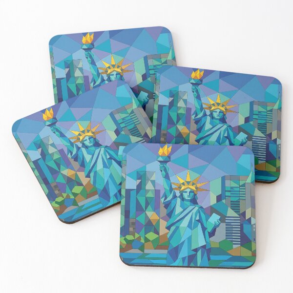 Item preview, Lady Liberty Mural in Stained Glass designed and sold by LibertyForge-Co.