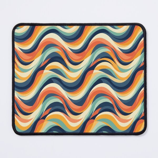 Item preview, Prismatic Wave Geometry Seamless Pattern designed and sold by MoonwoodStudio.