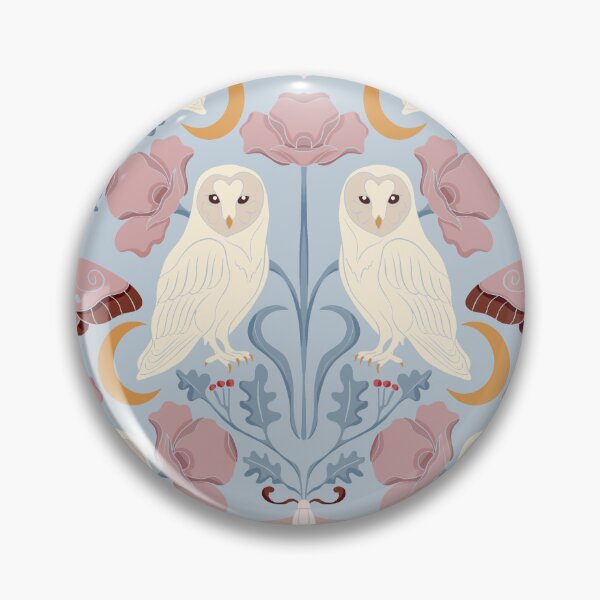 Item preview, Barn Owl | Art Nouveau designed and sold by DelicateBalance.