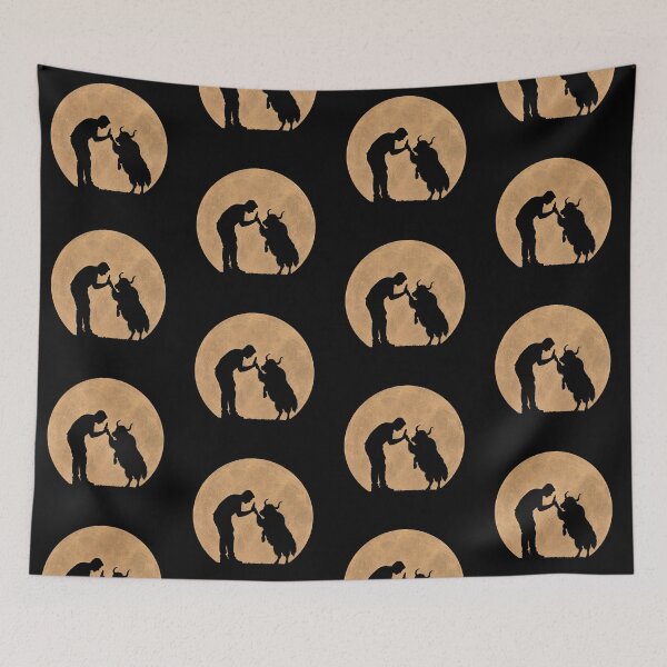 Item preview, Funny Yak Fathers Day Full Moon Mom Dad Kids designed and sold by FurryHavenPH.
