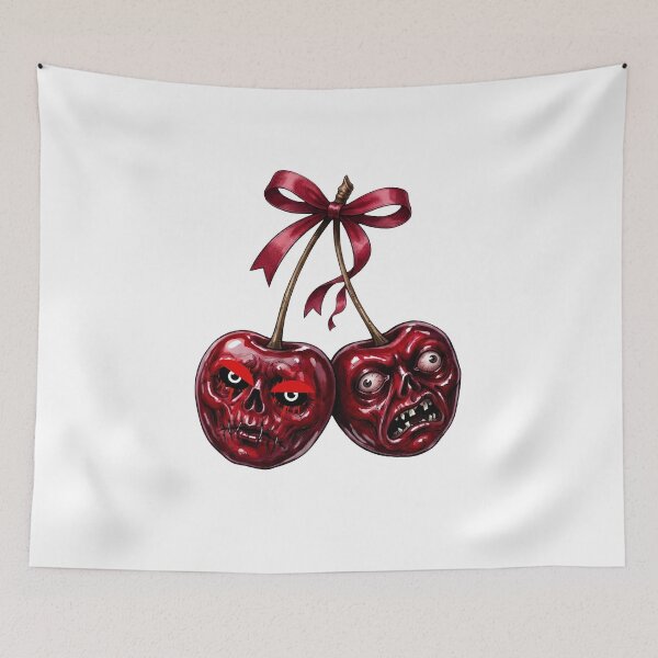 Item preview, Creepy Coquette Halloween Cherries designed and sold by VibranPalette.