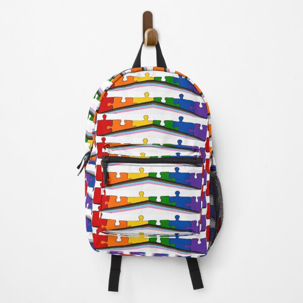 Item preview, Rainbow Puzzle Pieces Pride Flag designed and sold by HarveyHandcraftsandDesigns.