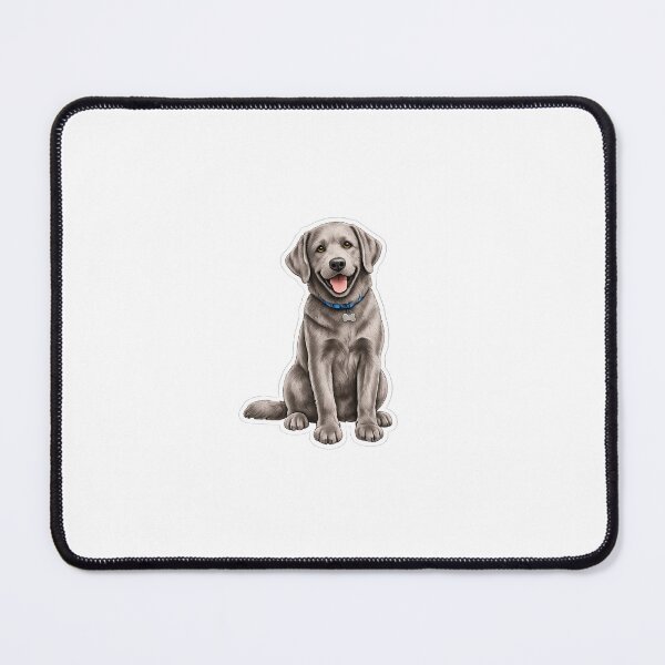 Item preview, Silver Labrador Retriever dog designed and sold by BackgroundND.
