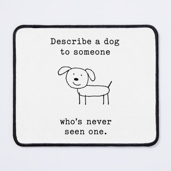 Item preview, Describe a Dog Doodle Joke for Backrooms Fans designed and sold by bosamji.