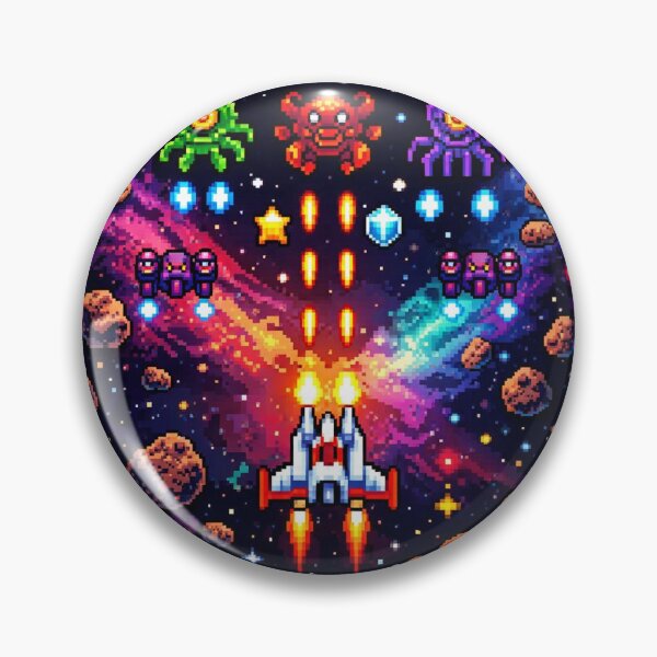 Item preview, Retro Space Shooter – Pixel Art Arcade Galaxy Battle designed and sold by Pixolon.
