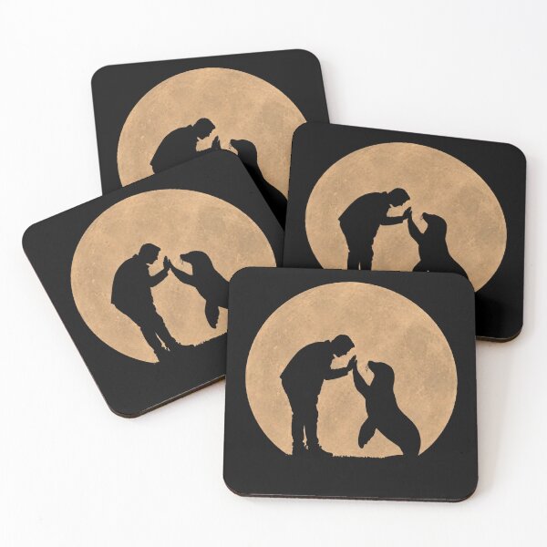 Item preview, Funny Sea Lion Fathers Day Full Moon Mom Dad Kids designed and sold by FurryHavenPH.