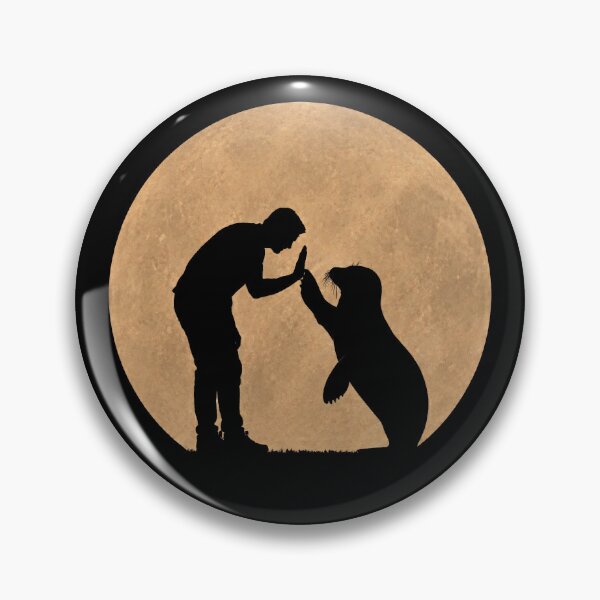 Item preview, Funny Seal Fathers Day Full Moon Mom Dad Kids designed and sold by FurryHavenPH.