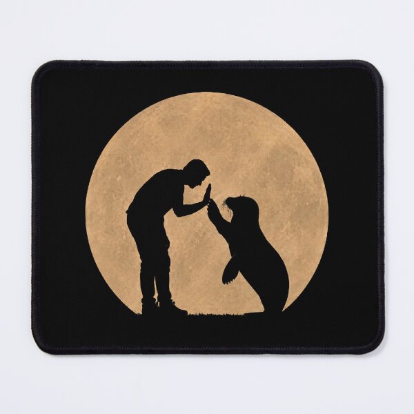Item preview, Funny Seal Fathers Day Full Moon Mom Dad Kids designed and sold by FurryHavenPH.