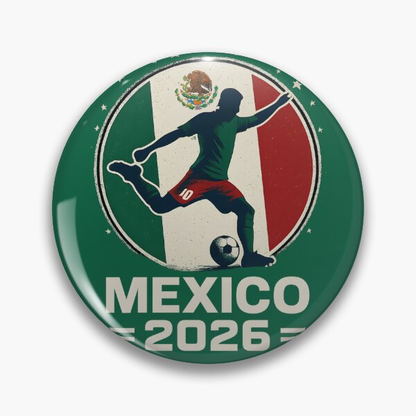 Item preview, Team Mexico Flag Soccer Player 2026 designed and sold by legendaryskins.