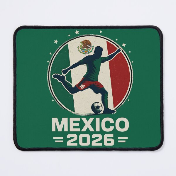 Item preview, Team Mexico Flag Soccer Player 2026 designed and sold by legendaryskins.