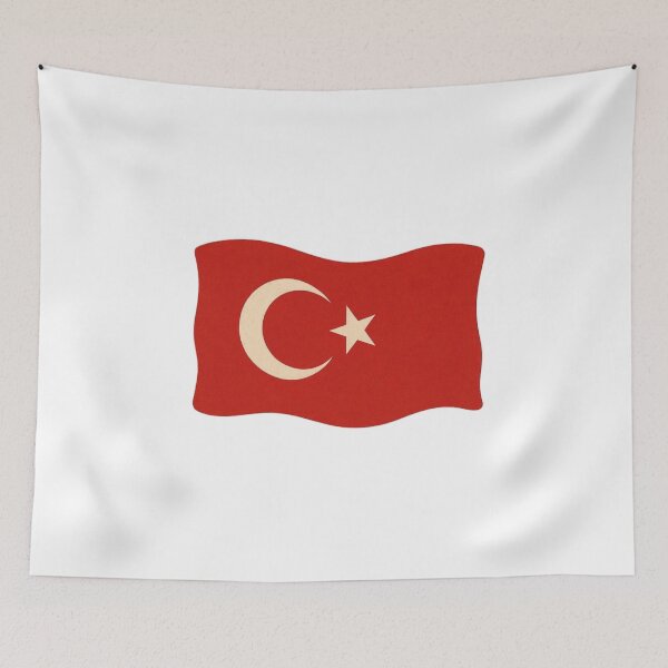 Item preview, Turkey Flag – Crescent Moon and Star Pride designed and sold by Lellenatavarez.