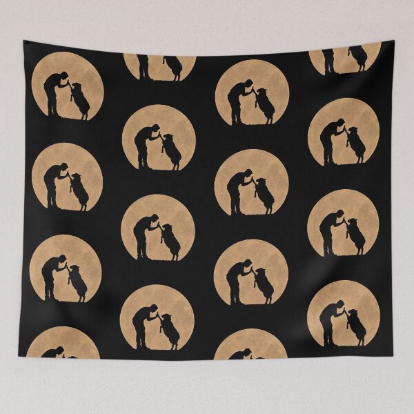Item preview, Funny Sheep Fathers Day Full Moon Mom Dad Kids designed and sold by FurryHavenPH.