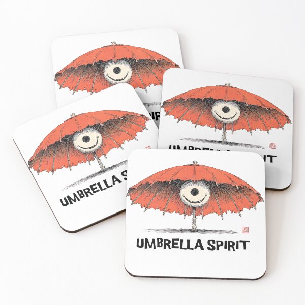 Item preview, Umbrella Spirit – Mystical Yokai Fantasy Art designed and sold by WickerStudio.