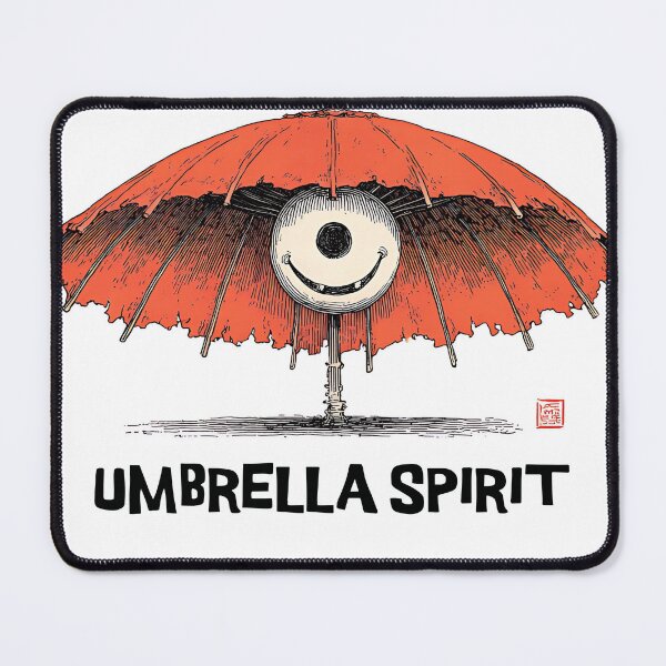 Item preview, Umbrella Spirit – Mystical Yokai Fantasy Art designed and sold by WickerStudio.