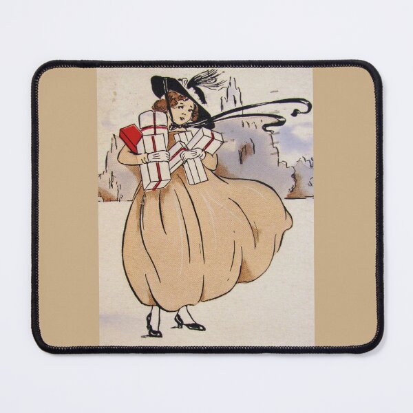 Item preview, Vintage Christmas Girl designed and sold by collageDP.