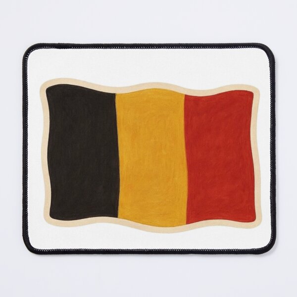 Item preview, Belgium Flag – Black Yellow Red National Pride designed and sold by Lellenatavarez.