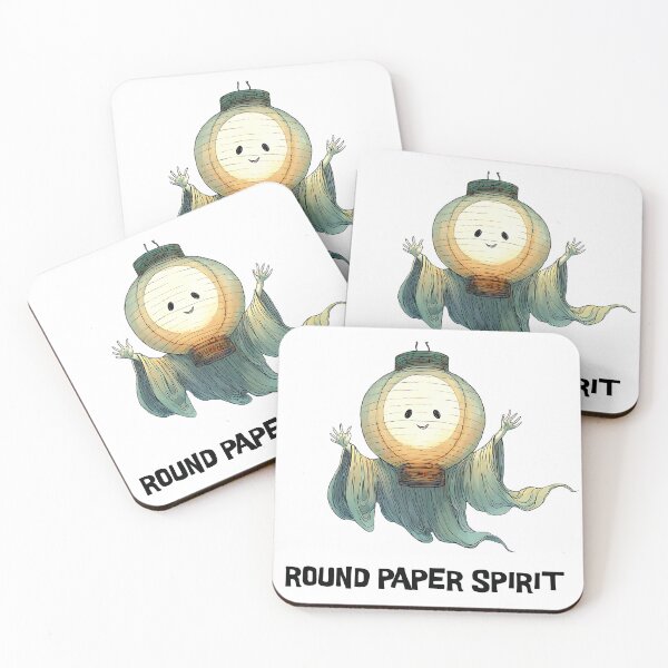 Item preview, Round Paper Spirit – Mystical Japanese Folklore Art designed and sold by WickerStudio.