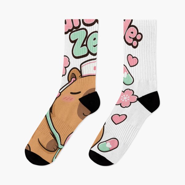 Item preview, Capybara Nurse Zen Mode Kawaii Healthcare Worker designed and sold by VisualArtsOasis.