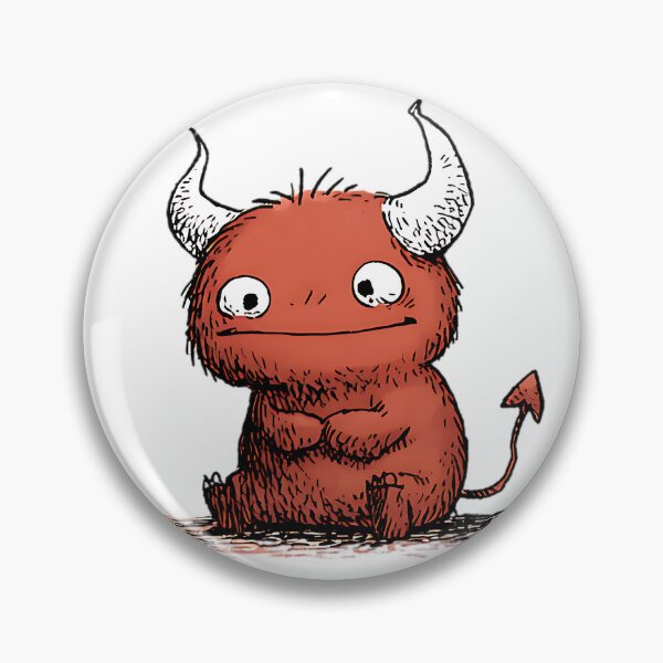 Item preview, Little Red Devil – Cute Mischievous Fantasy Character designed and sold by WickerStudio.
