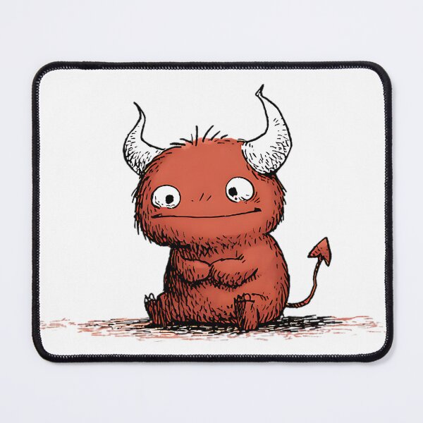 Item preview, Little Red Devil – Cute Mischievous Fantasy Character designed and sold by WickerStudio.