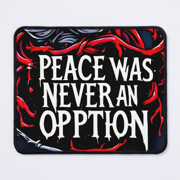 Item preview, Peace Was Never an Option Gothic Skeleton Hand designed and sold by Neer arts.
