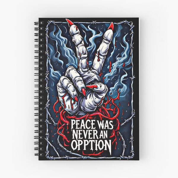 Item preview, Peace Was Never an Option Gothic Skeleton Hand designed and sold by Neer arts.