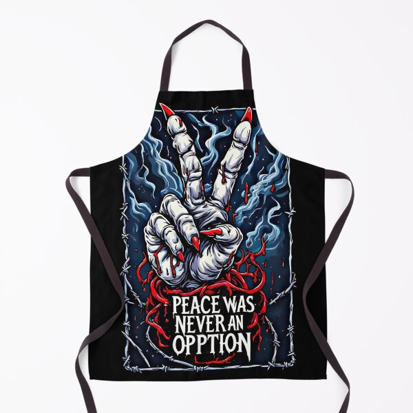 Item preview, Peace Was Never an Option Gothic Skeleton Hand designed and sold by Neer arts.