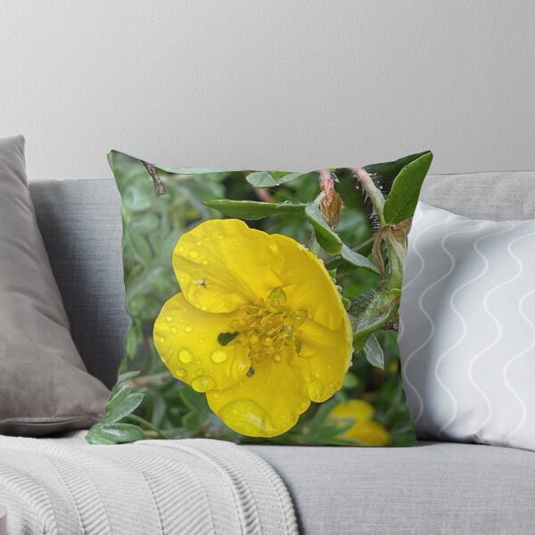 Item preview,  Wild Forest Flower Photography Print T-Shirt — Yellow Wildflower Botanical Nature Tee designed and sold by POTOTSKA.