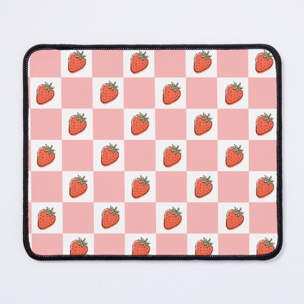 Item preview, Strawberry Checkerboard Pattern designed and sold by RoseDesigns05.