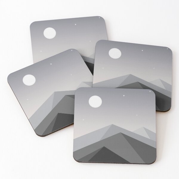 Item preview, Geometric Monochrome Mountain designed and sold by Choorstar.