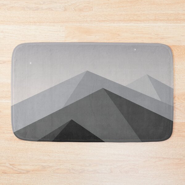 Item preview, Geometric Monochrome Mountain designed and sold by Choorstar.