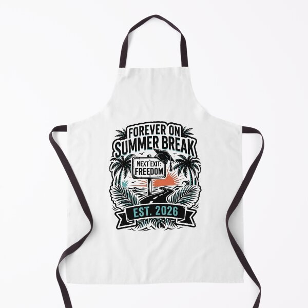 Item preview, Forever On Summer Break Est 2026 Funny Graduation Senior Retro Design designed and sold by get55shirt.