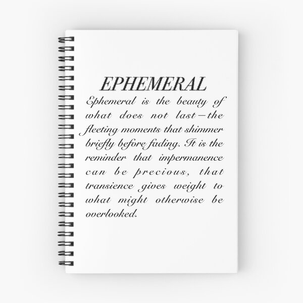 Item preview, Ephemeral Definition Sticker designed and sold by tviyluv.