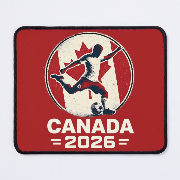 Item preview, Team Canada Maple Leaf Flag Soccer Player 2026 designed and sold by legendaryskins.