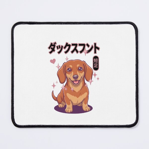 Item preview, Kawaii Dachshund Puppy with Japanese Text designed and sold by fangirl92.