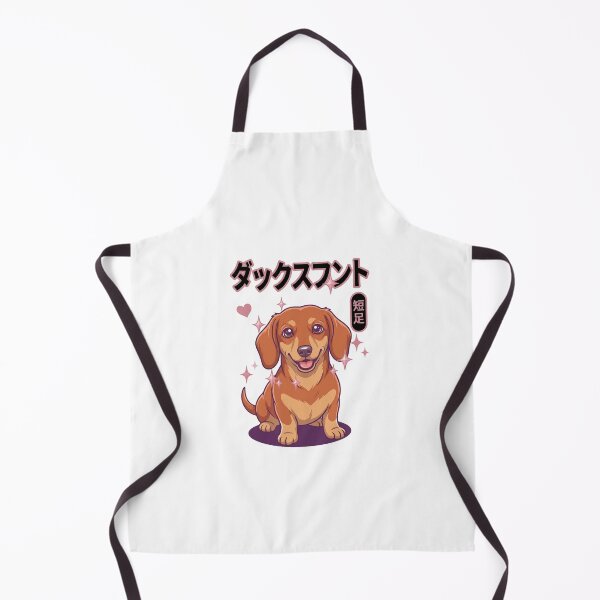 Item preview, Kawaii Dachshund Puppy with Japanese Text designed and sold by fangirl92.