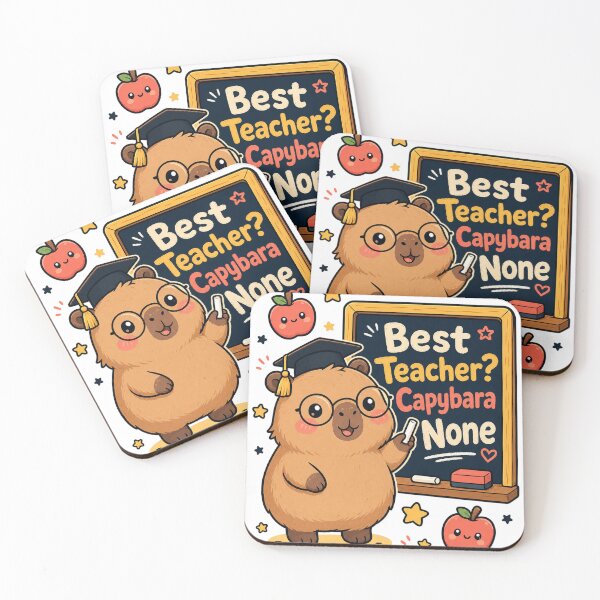 Item preview, Capybara Teacher Appreciation Cute Animal Classroom designed and sold by VisualArtsOasis.
