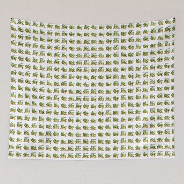 Item preview, Green Spiral Snail Sticker | Soft Pace Strong Finish Quote Art designed and sold by Pandey14.