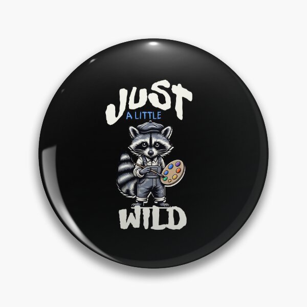 Item preview, Just Wild Cute Raccoon Humor Soft Heart Animal Quote Smile Comfort Colors Adult Heavyweight designed and sold by stylboutique.