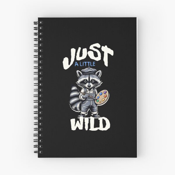 Item preview, Just Wild Cute Raccoon Humor Soft Heart Animal Quote Smile Comfort Colors Adult Heavyweight designed and sold by stylboutique.
