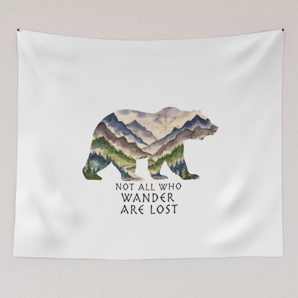 Item preview, Not All Who Wander Are Lost – Bear Mountain Nature  designed and sold by Gabe1983.