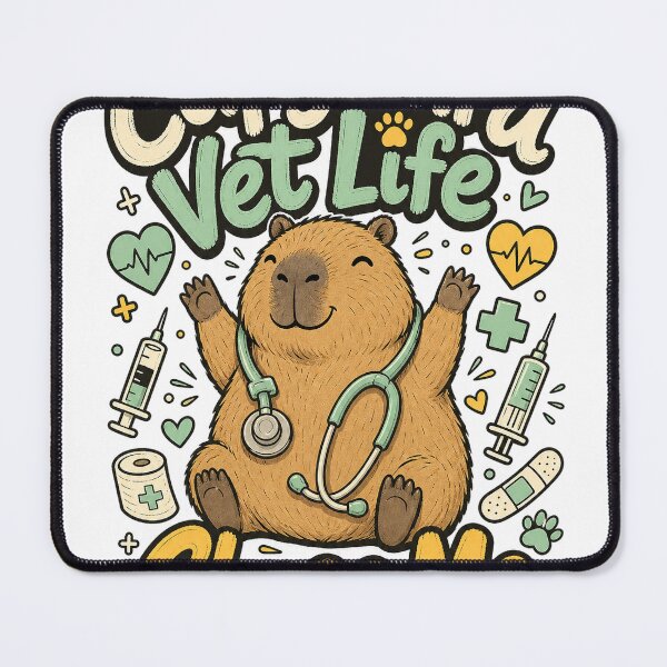 Item preview, Exotic Animal Veterinarian Capybara Vet designed and sold by VisualArtsOasis.