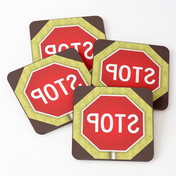 Item preview, The Backrooms Mirrored Stop Sign designed and sold by simdragonart.