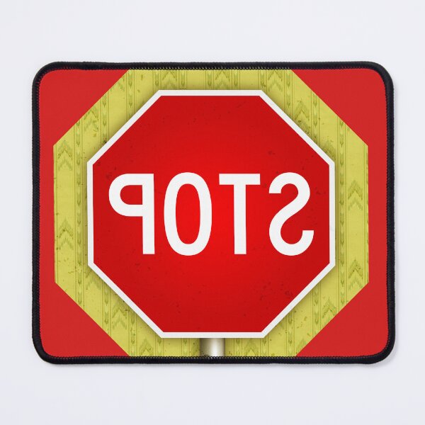 Item preview, The Backrooms Mirrored Stop Sign designed and sold by simdragonart.