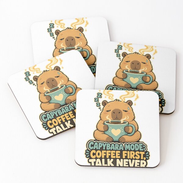 Item preview, Capybara Coffee Lover Funny Morning Humor Slogan designed and sold by VisualArtsOasis.