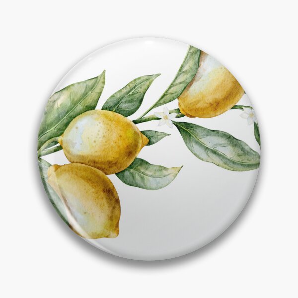 Item preview, Watercolor Lemon Garland With Blossoms designed and sold by Alisles.
