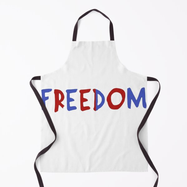 Item preview, Freedom Patriotic Typography Red and Blue Hand-Painted Design designed and sold by haitrieuic96.